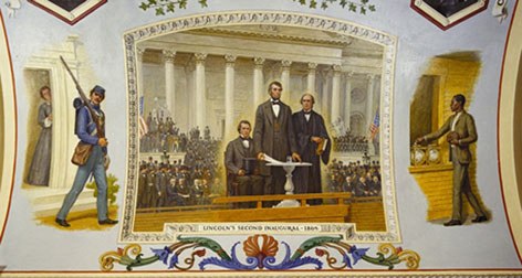 Painting of the Second Inaugural in the U.S. Capitol