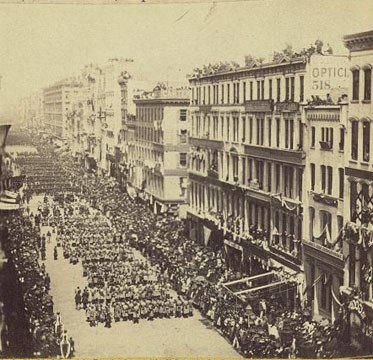 Lincoln's funeral procession
